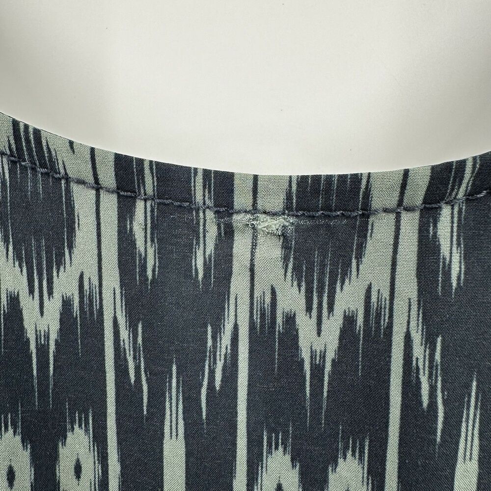 Athleta Ikat Sleeveless Jumpsuit Athletic Athleisure Jogger Navy Print Sz 12 - Picture 12 of 12